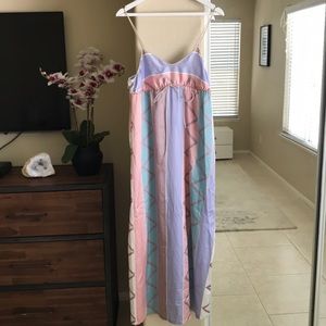 Vintage Mary McFadden Collection 1 Silk Dress